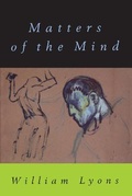 Cover: Matters of the Mind - Routledge