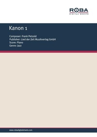 Enlarge image Cover: Kanon 1 - Lied der Zeit Musikverlag GmbH