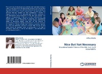 Enlarge image Cover: Nice But Not Necessary - LAP Lambert Academic Publishing