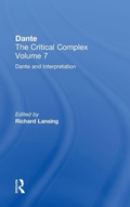 Cover: Dante and Interpretation: From the New Philology to the New Criticism and Beyond - Routledge
