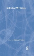 Cover: Selected Writings - Routledge