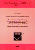 Cover: Substitution unter neuer Rechtslage - VWB-Verlag