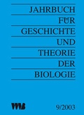 Cover: Jahrbuch f&uuml;r Geschichte und Theorie der Biologie - VWB-Verlag