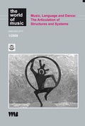 Cover: Music, Language and Dance. - VWB-Verlag
