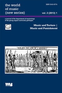 Abbildung von: Music and Torture | Music and Punishment - VWB-Verlag