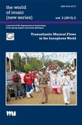 Cover: Transatlantic Musical Flows in the Lusophone World - VWB-Verlag
