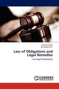 Cover: Law of Obligations and Legal Remedies - LAP Lambert Academic Publishing