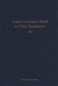 Cover: Gustav Landauers Briefe an Clara Tannhauser 1892 - Isele, K
