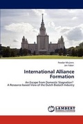 Cover: International Alliance Formation - LAP Lambert Academic Publishing