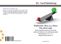Cover: Wahlrecht. Was u.a. Petra Pau dazu sagt - Dictus Publishing