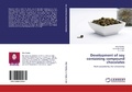 Cover: Development of soy containing compound chocolates - LAP Lambert Academic Publishing