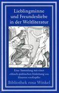 Cover: Lieblingminne und Freundesliebe in der Weltliteratur - M&auml;nnerschwarm, Salzgeber Buchverlage GmbH