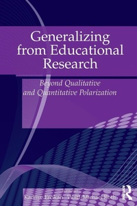 Enlarge image Cover: Generalizing from Educational Research - Routledge