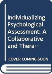 Enlarge image Cover: Individualizing Psychological Assessment - Routledge