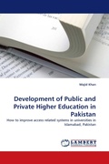 Cover: Development of Public and Private Higher Education in Pakistan - LAP Lambert Academic Publishing