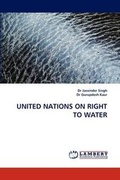 Cover: United Nations on Right to Water - LAP Lambert Academic Publishing