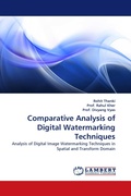 Cover: Comparative Analysis of Digital Watermarking Techniques - LAP Lambert Academic Publishing