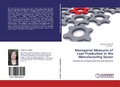 Cover: Managerial Measures of Lean Production in the Manufacturing Sector - LAP Lambert Academic Publishing