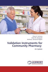 Enlarge image Cover: Validation Instruments for Community Pharmacy - LAP Lambert Academic Publishing