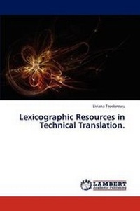 Abbildung von: Lexicographic Resources in Technical Translation. - LAP Lambert Academic Publishing