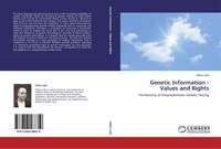 Enlarge image Cover: Genetic Information - Values and Rights - LAP Lambert Academic Publishing
