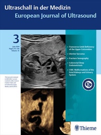 Abbildung von: Ultraschall in der Medizin - European Journal of Ultrasound - Thieme