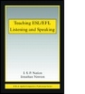 Cover: Teaching ESL/EFL Listening and Speaking - Routledge