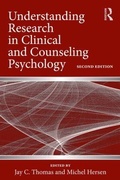 Cover: Understanding Research in Clinical and Counseling Psychology - Routledge