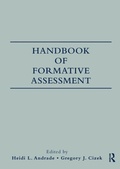 Cover: Handbook of Formative Assessment - Routledge