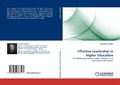 Cover: Effective Leadership in Higher Education - LAP Lambert Academic Publishing