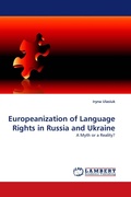 Cover: Europeanization of Language Rights in Russia and Ukraine - LAP Lambert Academic Publishing