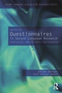 Cover: Questionnaires in Second Language Research - Routledge