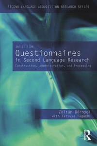 Enlarge image Cover: Questionnaires in Second Language Research - Routledge