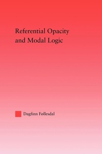 Enlarge image Cover: Referential Opacity and Modal Logic - Routledge