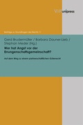 Cover: Wer hat Angst vor der Errungenschaftsgemeinschaft? - V&R unipress
