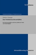 Cover: Das Parteienrechtsverh&auml;ltnis - Brill Deutschland