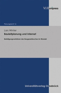 Enlarge image Cover: Bauleitplanung und Internet - Brill Deutschland