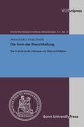 Cover: Die Form der Eheschlie&szlig;ung - V&R unipress