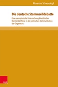 Cover: Die deutsche Stammzelldebatte - Brill Deutschland