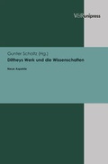 Cover: Diltheys Werk und die Wissenschaften - V&R unipress