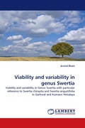 Cover: Viability and Variability in Genus Swertia - LAP Lambert Academic Publishing