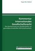 Cover: Kommentar Internationales Gesellschaftsrecht - Saarbr&uuml;cker Verlag f&uuml;r Rechtswissenschaften