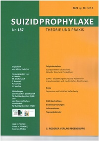 Abbildung von: Suizidprophylaxe - S. Roderer