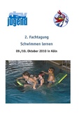 Cover: 2. Fachtagung Schwimmen lernen - BoD - Books on Demand