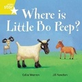Cover: Rigby Star Independent Yellow Reader 7 Where is Little Bo Peep? - Rigby