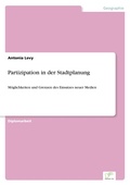 Cover: Partizipation in der Stadtplanung - diplom.de