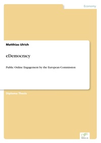 Enlarge image Cover: eDemocracy - diplom.de