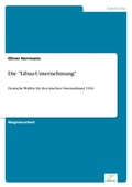 Cover: Die "Libau-Unternehmung" - diplom.de