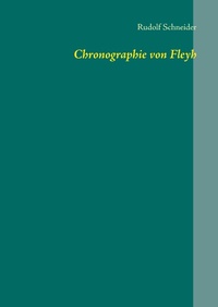 Enlarge image Cover: Chronographie von Fleyh - BoD - Books on Demand