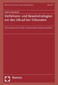 Cover: Verfahrens- und Beweisstrategien vor den UN-ad hoc Tribunalen - Nomos
